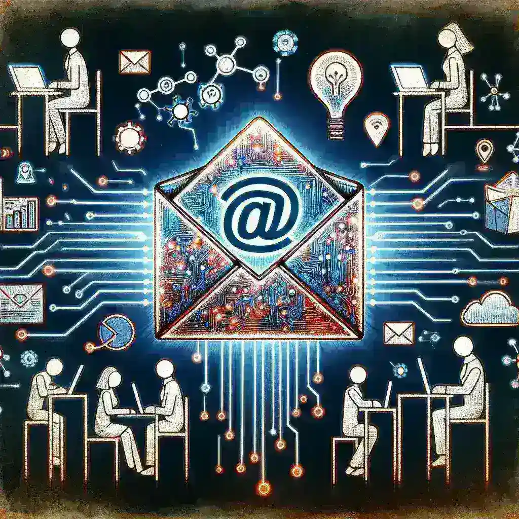 "Slack logo with AI technology overlay, representing new email summarization feature for U.S. enterprise customers"